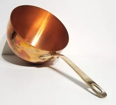 Vintage Villedieu France Zabaglione Copper & Brass (New/unused) • $219.99