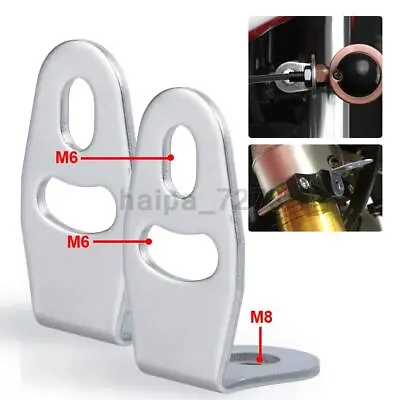 2PCS Mount Bracket Motorcycle Headlight Spot Light Fog Turn Signal Clamp Holder • $8.98