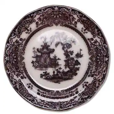 Podmore Walker Corean Mulberry Flow Luncheon Plate 8 5/8  Antique 1834-56 • $34.32