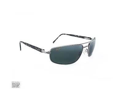 Maui Jim MJ 162-02 KAHUNA® Polarized Sunglasses GUNMETAL/NEUTRAL GREY • $24.95