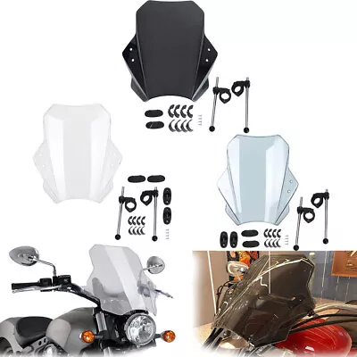 For INDIAN SCOUT BOBBER 15-2022 Motorcycle Windshield Windscreen Wind Deflector • $148.86