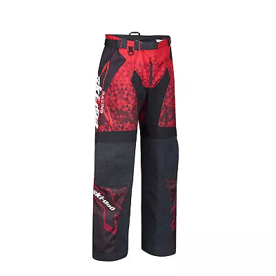 Ski-Doo Mens Racing Snowmobile Pants Water/Windproof Warm Autumn Red Snow Bibs • $199.99