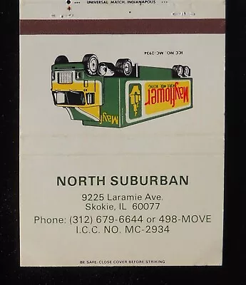 1970s North Suburban Mayflower Moving Truck 9225 Laramie Ave. Skokie IL Cook Co • $6.53