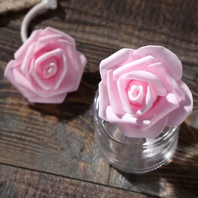 $1.94 • Buy 1pc Rose Flower Diffuser With Cotton Line No Fire Aroma Fragrance Refill Decor