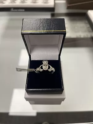 Men’s Sterling Silver Claddagh Ring • $150