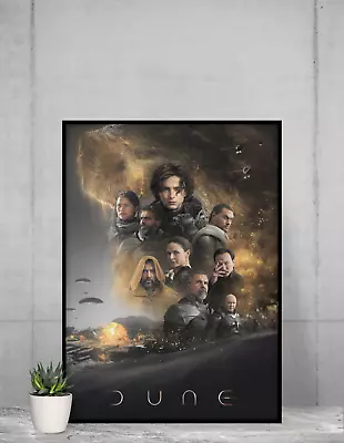 Dune Timothée Chalamet Movie 2021 Poster Print A5 A4 A3 A2 A1 Maxi 04 • £3.99