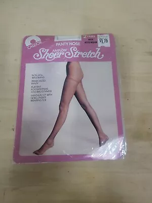 Vintage 60's Caldor Amplon Sheer Stretch Pantyhose 2 Pair Pack  Size... • $10