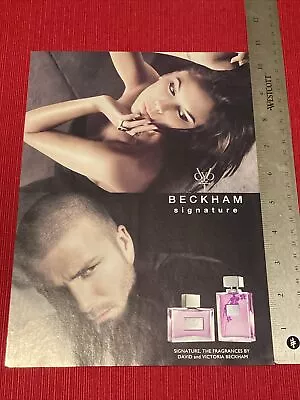 David & Victoria Beckham Signature Fragrance 2010 Print Ad • £6.71