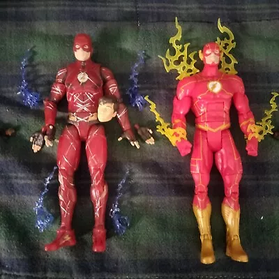 DC THE FLASH Multiverse 2 Pack Rebirth & Justice League Movie Figures Loose • $5