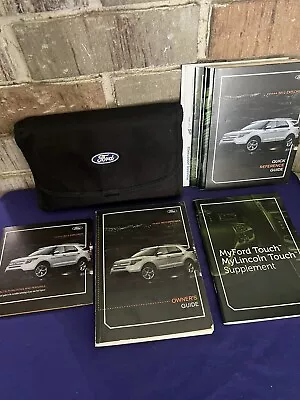 2012 Ford Explorer Owners Manual Book Set And Case MY FORD TOUCH • $19.99