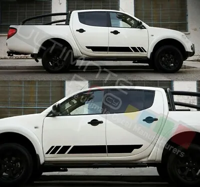 Stripe Body Kit For Mitsubishi L200 Barbarian Warrior Visor Grille Decal Sticker • $73