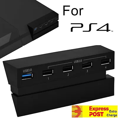 5 Ports 2.0 Hub USB 3.0 Adapter Connector High Speed For Sony PlayStation 4 PS4 • $14.95