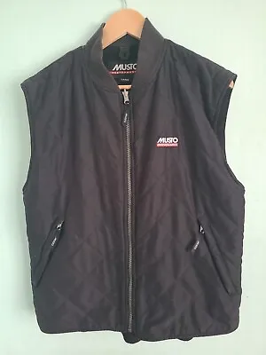 Musto Performance Gilet Body Warmer Black Size L • £26.99