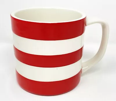 T.G. Green Cornish Red/White Striped Mug/Cup  Made In England Cornishware • $21