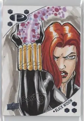 2017 Upper Deck Marvel Premier Sketch Cards Character 1/1 Black Widow 0s3 • $92.54