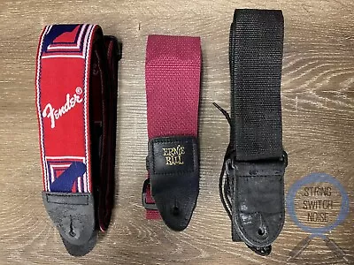 3 X Guitar Strap Pack -  Fender Ernie Ball • $39