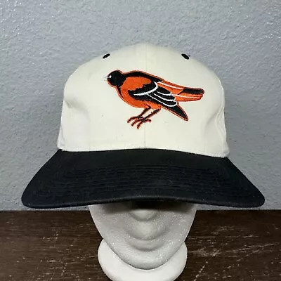 Vintage 90s Baltimore Orioles STARTER Adjustable Snapback Hat Cap MLB HTF • $53.95