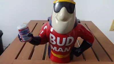 Vintage 1993 Anheuser Busch Budweiser BUD MAN Ceramic Beer Stein In The Box  • $30