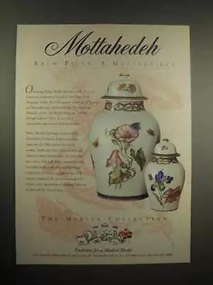 1997 Mottahedeh Merian Collection Porcelain Ad • $19.99