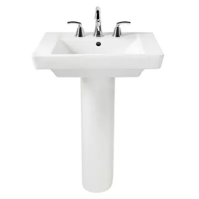 American Standard 0010.000 Pedestal Base Only (Sink Sold Separate) - White • $98.15