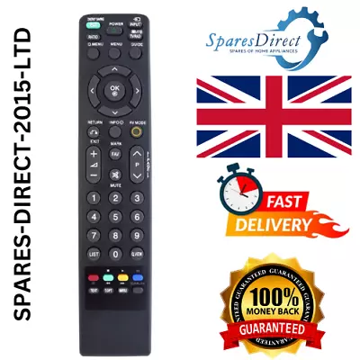 NEW LG Replacement TV Remote Control For 37LC46/ZC 37LC46ZC 37LF66ZE 37LC55ZA • £6.90