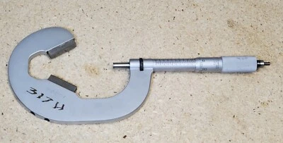 $155.95 • Buy Starrett No. 483XRL - V-anvil Micrometer 1  To 2  - Carbide