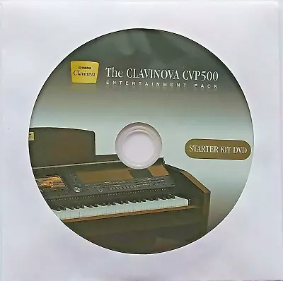 Yamaha CVP500 Clavinova CVP500 Series Entertainment Pack Starter Kit DVD New. • $38.20