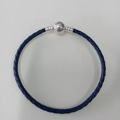 BRAIDED LEATHER Dark BlueMULTIPLE SIZEPANDORA BRACELET  • £24