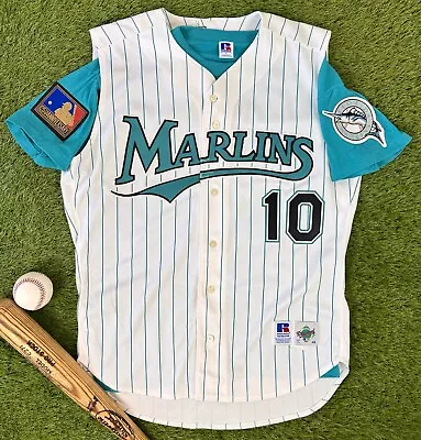 Florida Marlins Gary Sheffield Team Issued Authentic 1994 Baseball Jersey Vest • $469.99