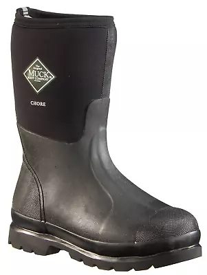 The Original Muck Boot Company Chore Mid Waterproof Work Boots For Men - Black - • $79