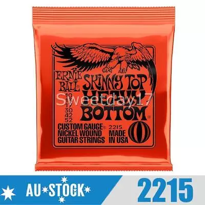 Ernie Ball 2215 Skinny Top Heavy Bottom 10-52 Slinky Electric Guitar Strings • $10.45