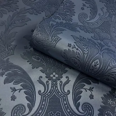 Belgravia Amara Damask Wallpaper Floral Textured Soft Sheen - Various Colours • £26.99