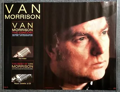 Van Morrison The Concert / Best Of 1990 PROMO POSTER • $14.99