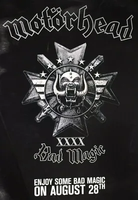 2015 Motorhead Bad Magic XXXX Licensed Original Promo Store Poster 11  X 17  A1 • $21.99