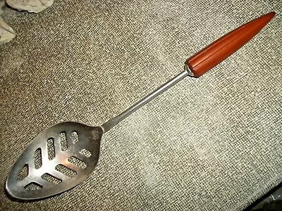 Vintage Androck Slotted Serving Spoon With Bullet Handle • $12.99