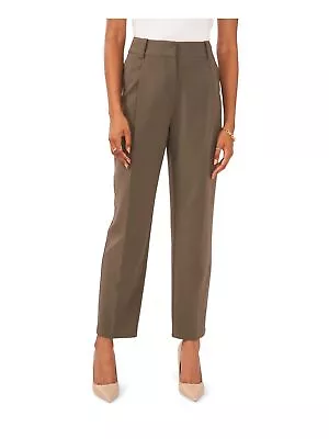 VINCE CAMUTO Womens Green Front Wide Waistband Straight Leg Pants 14 • $13.99