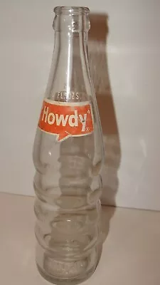 Vintage  Howdy  10oz. Soda Beverage Bottle • $3.99