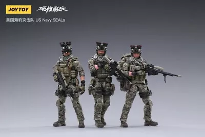 JOYTOY 3.75'' Movable Soldier Toy 1:18 US Navy Seals Action Figure Toy In Stock • $177.59