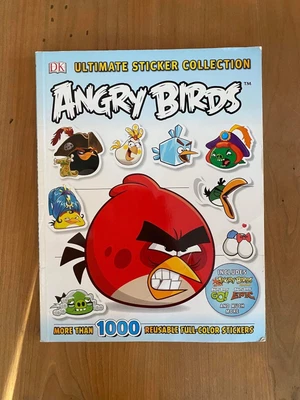 $8 • Buy DK Ultimate Reusable Sticker Collection Angry Birds Large Paperback Book