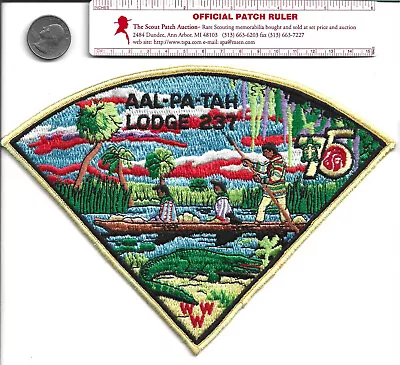 Lodge 237 Aal-Pa-Tah OA 75th Anniversary Neckerchief Patch P-2 • $69.99