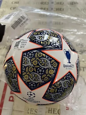 New Authentic Adidas Mini Soccer Ball Size: 1  2022 /23 UCL Final Istanbul • $19.99