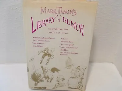 Mark Twain's Library Of Humor Hard Cover Illustrated/Signed By E. W. Kemble • $32