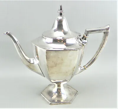 Vintage Hotel Elegance Meriden International Silver Plate Plated Coffee Teapot • $49.97