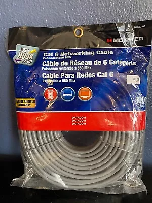 Monster Cat 6 Networking Cable 100 Ft. #140537-00 • $39.95