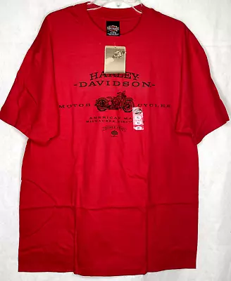 NWT Vintage Harley-Davidson Men's XL Graphic T- Shirt Conrad's Harley Joliet Il • $26.99