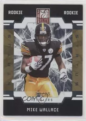 2009 Donruss Elite National Convention Status Gold /25 Mike Wallace Rookie RC • $6.29