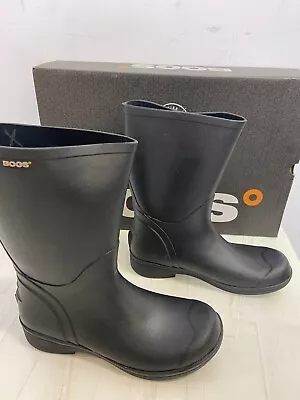 BOGS Men's Hatchery Boots BLACK US Size 9 NWB • $99.99