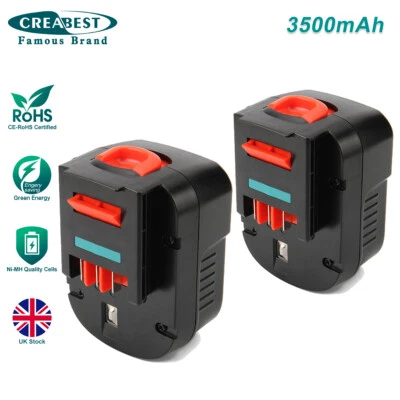 £25.90 • Buy 12V 3500mAh Ni-MH Battery For Black Decker A1712 A12 HPB12 A12-XJ A12E A12EX