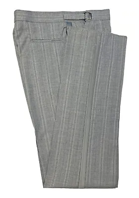 Grey Tuxedo Pants With Satin Stripe Retro Vintage 30-32  Waist Regular Rise • $29.99
