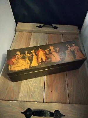 Vintage Decoupage French Artist Signed Wood Box • $35.39